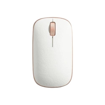 Azio Retro Classic Bluetooth Mouse - Luxury Leather Design