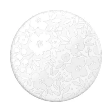 PopSockets Phone Grip with Expanding Kickstand, Floral - Blanc Fresh