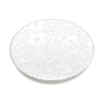 PopSockets Phone Grip with Expanding Kickstand, Floral - Blanc Fresh