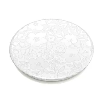PopSockets Phone Grip with Expanding Kickstand, Floral - Blanc Fresh