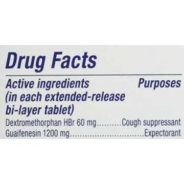 Mucinex DM Maximum Strength 12-Hour Expectorant and Cough Suppressant Tablets, 14 ct
