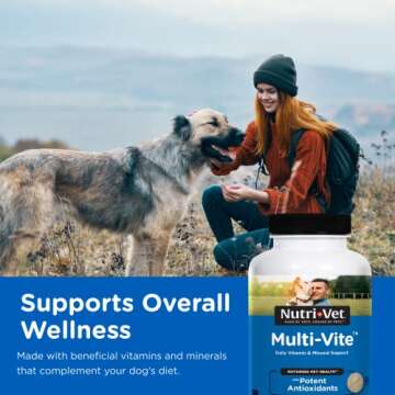 Nutri-Vet Multi-Vite Chewables for Dogs | 180 Count | Vitamins & Minerals