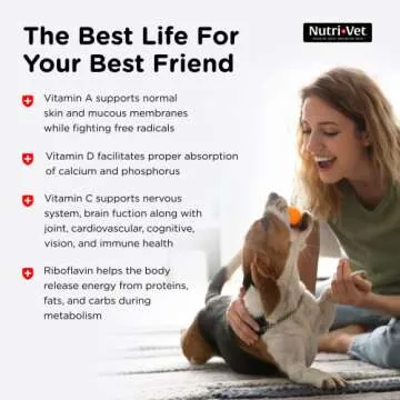 Nutri-Vet Multi-Vite Chewables for Dogs | 180 Count | Vitamins & Minerals