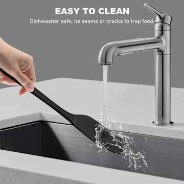 NileHome Silicone Spatula Set - Heat Resistant 4 Pack