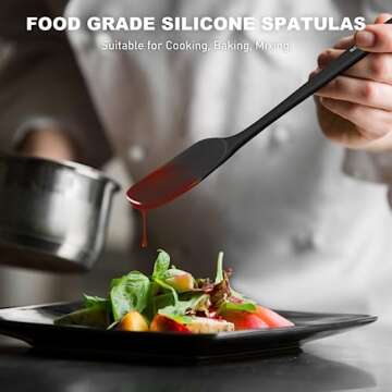 NileHome Silicone Spatula Set - Heat Resistant 4 Pack