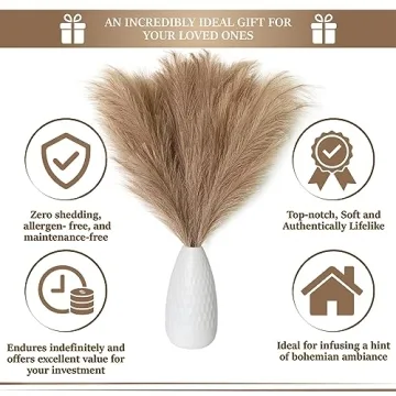 Boho Wish Faux Pampas Grass Decor for Elegant Spaces