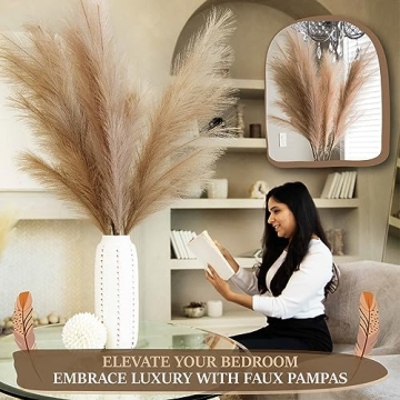 Boho Wish Faux Pampas Grass Decor for Elegant Spaces