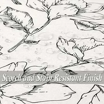 Premium Ironing Board Cover with Scorch Resistant Pad 18" x 49"