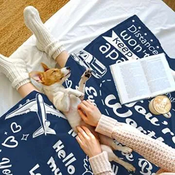 Yofipon Long Distance Relationship Gifts, Boyfriend Gifts from Girlfriend, Boyfriend Birthday Gifts Blankets 60"X50", Romantic Gifts for Him Fathers Day Christmas Valentines, to My Boyfriend