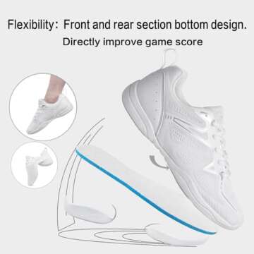 Smapavic Cheer Shoes for Girls - Comfortable Lightweight Sneakers