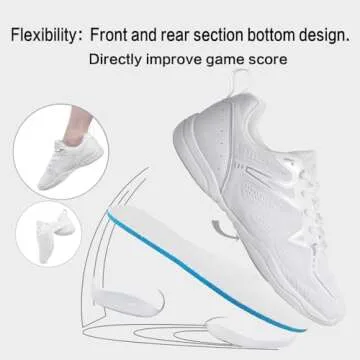 Smapavic Cheer Shoes for Girls - Comfortable Lightweight Sneakers