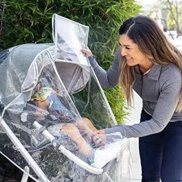 J.L. Childress Deluxe Stroller Rain Cover - Universal Protection