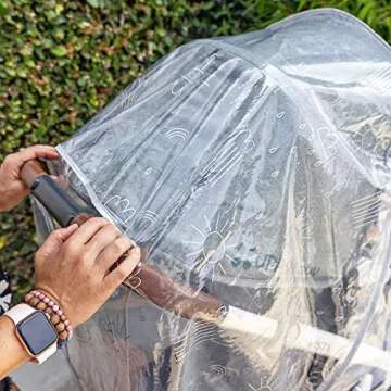 J.L. Childress Deluxe Stroller Rain Cover - Universal Protection