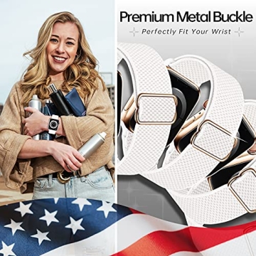 UPOLS Stretchy Solo Loop Strap for Apple Watch - Comfortable & Adjustable