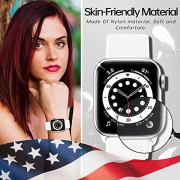 UPOLS Stretchy Solo Loop Strap for Apple Watch - Comfortable & Adjustable