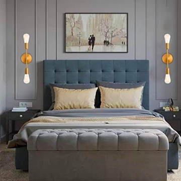 Stunning Brushed Brass 2-light Wall Sconce for Any Room