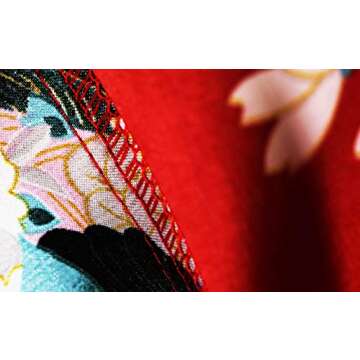 Satin Floral Plus Size Kimono Robe for Women - Applesauce