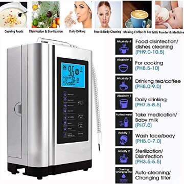 AGWIM Alkaline Water Ionizer 729 - High pH Alkaline Water for Health
