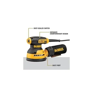 DEWALT 5-Inch Random Orbit Sander with Variable Speed