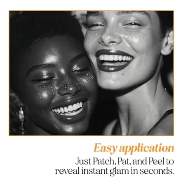 Silver Glitter Makeup Patches for Sparkle Lovers - 6 Count