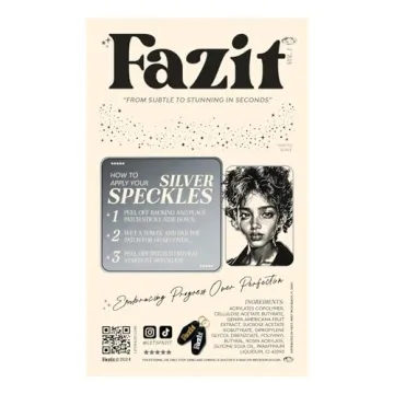 Silver Glitter Makeup Patches for Sparkle Lovers - 6 Count