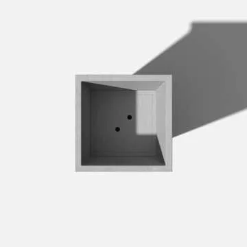 Veradek Brixton Series Tall Plastic Planter - Large Outdoor Planter for Front Porch | Crack Resistant All-Weather Use | Classic Estate Design for Tall Plants, Flowers, Trees