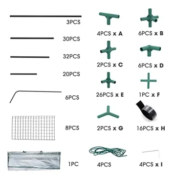 BLUU Greenhouse Portable Indoor Outdoor Mini Gardening