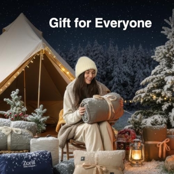 ZonLi Portable Heated Blanket for All Ages and Seasons