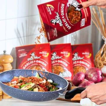 MaeMai 3-PACK - MaeMai Chili Crisp (MEDIUM HOT Spice) - Spicy Umami Onion & Garlic Flakes - All-Purpose Seasoning, Topper | Chili oil WITHOUT THE OIL. Crunchy condiment for rice seasoning, ramen topping | 3 x 2.65 oz