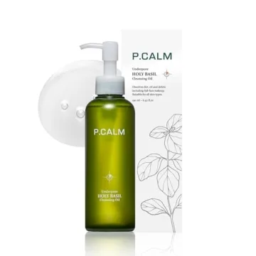P.CALM UnderPore Holy Basil Cleansing Oil | 190ml for Instant Blackhead Reduction