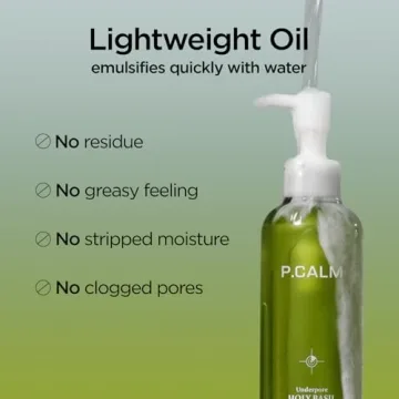 P.CALM Holy Basil Cleansing Oil for Sensitive Skin