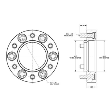 Spidertrax WHS007 Blue Wheel Spacer Kit for Toyota