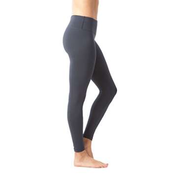 90 Degree by Reflex Womens Power Flex Yoga Pants - Blk Pearl - Large