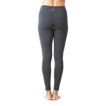 90 Degree by Reflex Womens Power Flex Yoga Pants - Blk Pearl - Large