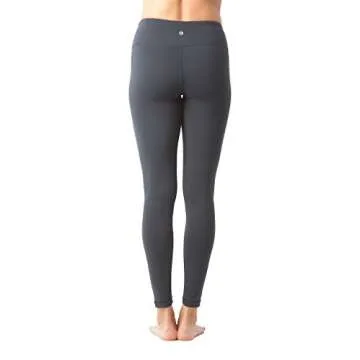 90 Degree by Reflex Womens Power Flex Yoga Pants - Blk Pearl - Large