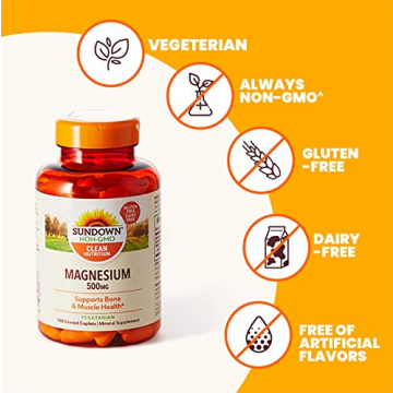 Sundown Magnesium 500mg - Supports Muscle & Bone Health