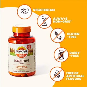 Sundown Magnesium 500mg - Supports Muscle & Bone Health