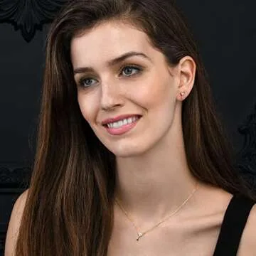 Cocktail Glass Earrings in Gold Plated Silver - Fun Jewelry