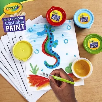 Crayola Spill Proof Paint Set for Washable Fun