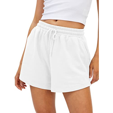 AUTOMET Women's Comfy Summer Sweat Shorts - Perfect for Active and Casual Wear
