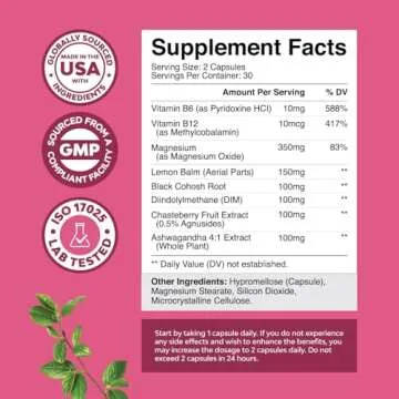 Advanced PMS Support for Women - Hormonal Balance Supplement