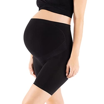 Belly Bandit Thigh Disguise Maternity Support Shorts - Smoothing Anti-Chafing Maternity Shapewear Sh...