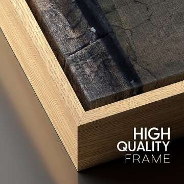 SIGNFORD Canvas Print Wall Art Vintage White Carnations in Brown Vase Floral Plants Photography Modern Art Rustic Colorful Multicolor Warm for Living Room, Bedroom, Office - 24"x36" Natural