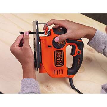 Optimal BLACK+DECKER Jig Saw with Smart Select and Clamps