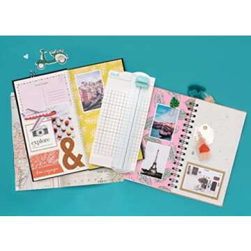 We R Memory Keepers-Mini Trimmer Tool, Paper Trimmer Card Stock Trimmer Craft Supplies Paper Crafts Trimming Tool Paper Trimmer for Crafting DIY Crafts Paper Trimmer for Card Making