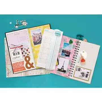 We R Memory Keepers-Mini Trimmer Tool, Paper Trimmer Card Stock Trimmer Craft Supplies Paper Crafts Trimming Tool Paper Trimmer for Crafting DIY Crafts Paper Trimmer for Card Making