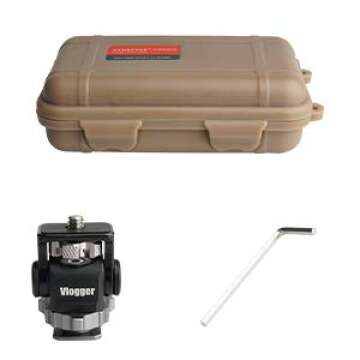 ANDYCINE Field Monitor Mount Vlogger Field Monitor Holder Tilt 176 Degree Swivel 360 Degree with Screw Fixture Camera EDC Tools Box for 5 /7inch Monitor(Version 1.3)