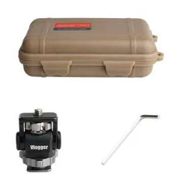 ANDYCINE Field Monitor Mount Vlogger Field Monitor Holder Tilt 176 Degree Swivel 360 Degree with Screw Fixture Camera EDC Tools Box for 5 /7inch Monitor(Version 1.3)