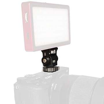 ANDYCINE Field Monitor Mount Vlogger Field Monitor Holder Tilt 176 Degree Swivel 360 Degree with Screw Fixture Camera EDC Tools Box for 5 /7inch Monitor(Version 1.3)