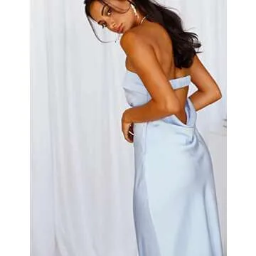 Elegant Max Dress for Women: Realtix Satin Silk Style